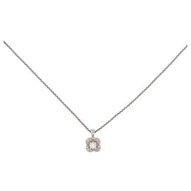 NOVA CHANCE DE AMOR N COLAR MAUBOUSSIN2 OURO BRANCO 18k Colar de diamantes Prata