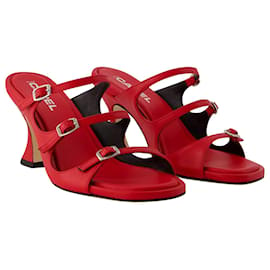 Carel-Sandalias Kitty - Carel - Piel - Rojo-Roja