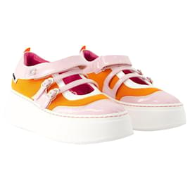 Carel-Baskina Sneakers - Carel - Leather - Orange/pink-Orange