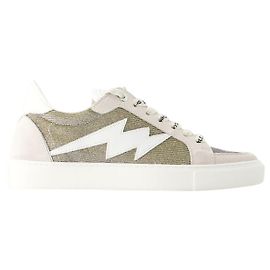 ZV1747 Baskets Sparkle - Zadig & Voltaire - Toile - Argent Argenté Métallisé