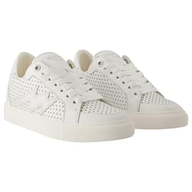 Zadig & Voltaire-La Flash Sneakers – Zadig & Voltaire – Leder – Weiß-Weiß