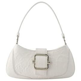 Autre Marque-Brocle Small Shoulder Bag - Osoi - Cotton - White-White