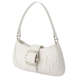 Autre Marque-Brocle Small Shoulder Bag - Osoi - Cotton - White-White