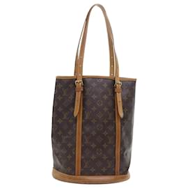 Louis Vuitton-LOUIS VUITTON Monogram Bucket GM Shoulder Bag M42236 LV Auth 56238-Monogram