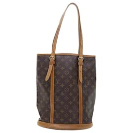Louis Vuitton-LOUIS VUITTON Monogram Bucket GM Shoulder Bag M42236 LV Auth 56238-Monogram