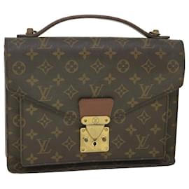 Louis Vuitton-Louis Vuitton Monogram Monceau 28 Hand Bag 2way M51185 LV Auth 56215-Monogram