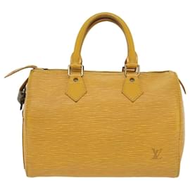 Louis Vuitton-Louis Vuitton Epi Speedy 25 Hand Bag Tassili Yellow M43019 LV Auth 56650-Other
