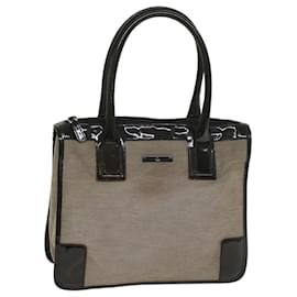 Gucci-GUCCI Tote Bag Canvas Gray 000 0855 Auth bs8772-Grey