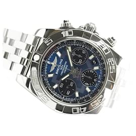 Breitling-BREITLING Chrono Mat41 blue Ref.a014C30PA(AB0140) Mens-Silvery