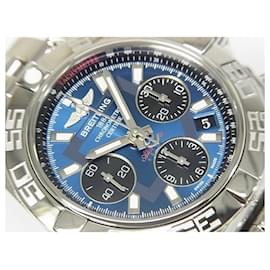 Breitling-BREITLING Chrono Mat41 blue Ref.a014C30PA(AB0140) Mens-Silvery