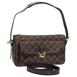 Louis Vuitton-Bolsa de ombro LOUIS VUITTON Damier Ebene Ravello GM 2caminho N60006 Autenticação de LV 56749-Outro