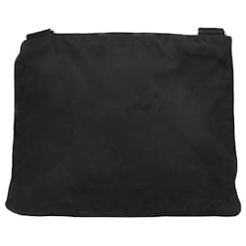 Prada-PRADA Shoulder Bag Nylon Black Auth fm2762-Black