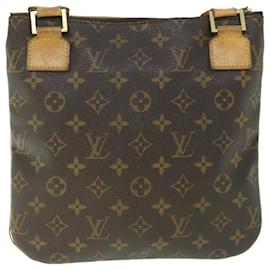 Louis Vuitton-Bolsa de ombro LOUIS VUITTON Monograma Pochette Bosphore M40044 LV Auth yk8977-Monograma