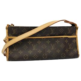 Louis Vuitton-LOUIS VUITTON Monogram Popincourt Bolso de hombro largo M40008 Bases de autenticación de LV8811-Monograma