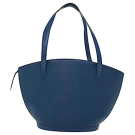 Louis Vuitton-LOUIS VUITTON Epi Saint Jacques Shopping Shoulder Bag Blue M52275 LV Auth yk9094-Blue