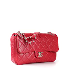 Chanel-CHANEL  Handbags T.  leather-Red