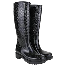 Louis Vuitton-Black Splash Boots-Black