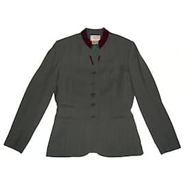 Hermès-Skirt suit-Grey