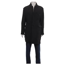 Harris Wharf London-Men Coats Outerwear-Grey