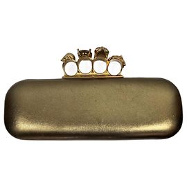 Alexander Mcqueen Clutch bags Golden