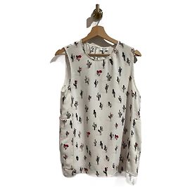 KENZO Tops T.FR 38 Polyester Weiß