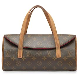 Louis Vuitton-Louis Vuitton Brown Monogram Sonatine-Castaño