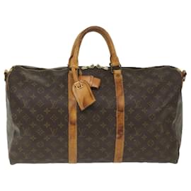 Louis Vuitton-Louis Vuitton Monogram Keepall Bandouliere 50 Boston Bag M.41416 LV Auth 56994-Monogramm