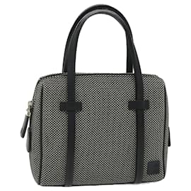 Bally-BALLY Sac à main Toile Gris Auth ac2394-Gris