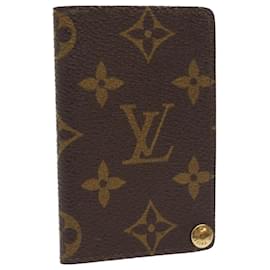 Louis Vuitton-LOUIS VUITTON Monogram Porte Cartes Credit Pression Card Case M60937 Auth 56813-Monogramm