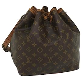 Louis Vuitton-LOUIS VUITTON Monogram Petit Noe Shoulder Bag M42226 LV Auth 56975-Monogram