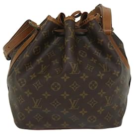 Louis Vuitton-LOUIS VUITTON Monogram Petit Noe Shoulder Bag M42226 LV Auth 56975-Monogram