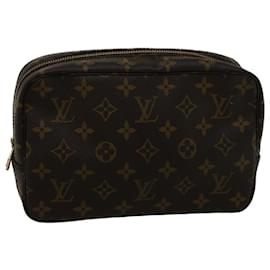 Louis Vuitton-Toilette Trousse Monogram Louis Vuitton 23 Pochette M47524 Auth LV 57405-Monogramme