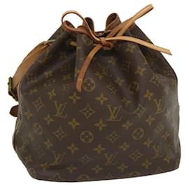 Louis Vuitton-LOUIS VUITTON Monogram Petit Noe Shoulder Bag M42226 LV Auth 56976-Monogram