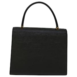 Louis Vuitton-LOUIS VUITTON Sac à Main Epi Malesherbes Noir M52372 Auth LV 57480-Noir