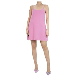 Msgm-Pink sleeveless wool dress - size UK 8-Pink