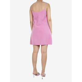 Msgm-Pink sleeveless wool dress - size UK 8-Pink
