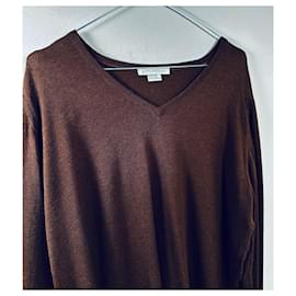 John Smedley-Sweaters-Brown