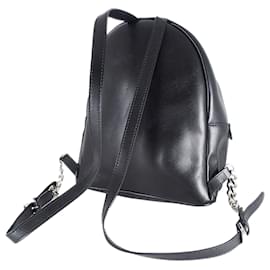 Fendi-Fendi Black Mini By The Way Ribbon Pearl Backpack-Black