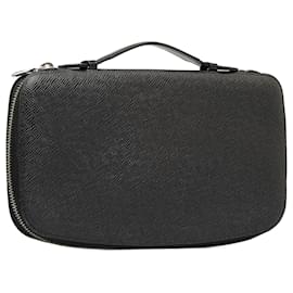 Louis Vuitton-Louis Vuitton Black Taiga Atoll Organizer-Black
