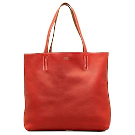 Hermès-Hermes Red Clemence Double Sens 36-Red