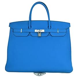 Hermès-HERMES BIRKIN 40-Azul