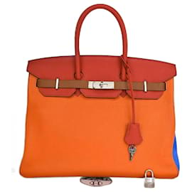 Hermès-Hermès Birkin 35-Orange