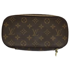 Louis Vuitton TROUSSE UN CEPILLO DE MAQUILLAJE Castaño