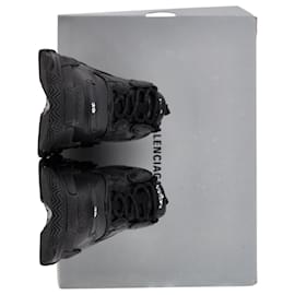 Balenciaga-Tênis Balenciaga Triple S em poliuretano preto-Preto
