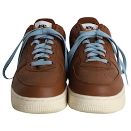 Nike-Nike Air Force 1 '07 Baskets basses en cuir marron-Marron