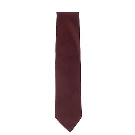 Corbata texturizada Loro Piana en lana burdeos Burdeos