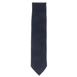 Cravate texturée Loro Piana en laine bleu marine Bleu Marine
