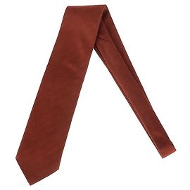 Loro Piana Textured Tie in Brown Wool Brown