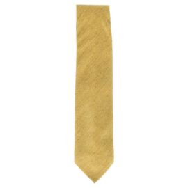 Cravate texturée Loro Piana en laine jaune Autre