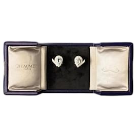 Chaumet-Gorgeous New Chaumet Josephine AIgrette Earrings White gold, diamonds-Silver hardware